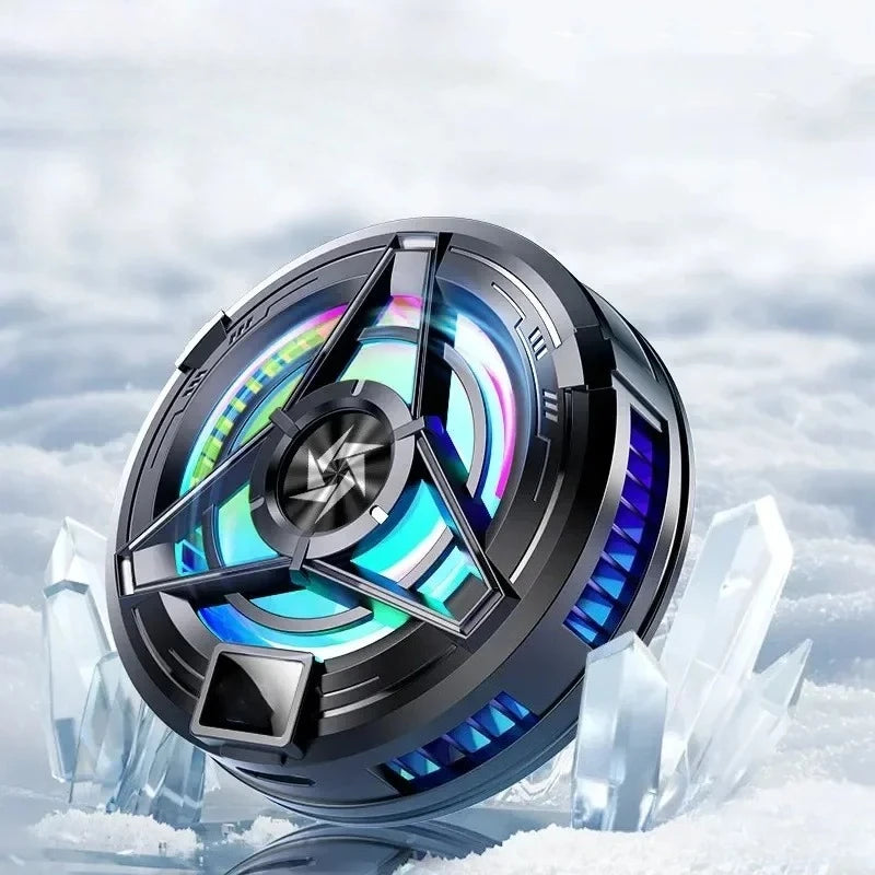 SL17 Magnetic Phone Cooler - 2-in-1 Gaming Fan & Fast Semiconductor Cooling for iOS/Android Devices