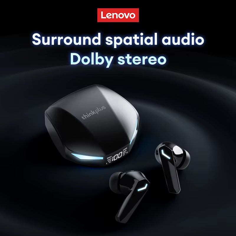 XT53 Bluetooth 5.4 Wireless Earbuds - Waterproof, HD Call, Low Latency Gaming Headset with LED Display