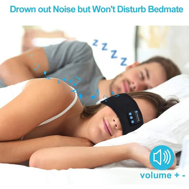 Experience Ultimate Comfort and Sound with the Fone Wireless Bluetooth 5.0 Sports Headband Earphones - Perfect for Music and Sleep!