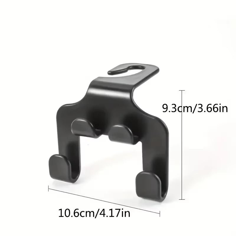 Car Back Seat Hook & Phone Holder Stand - Perfect for iPhone & Samsung Devices