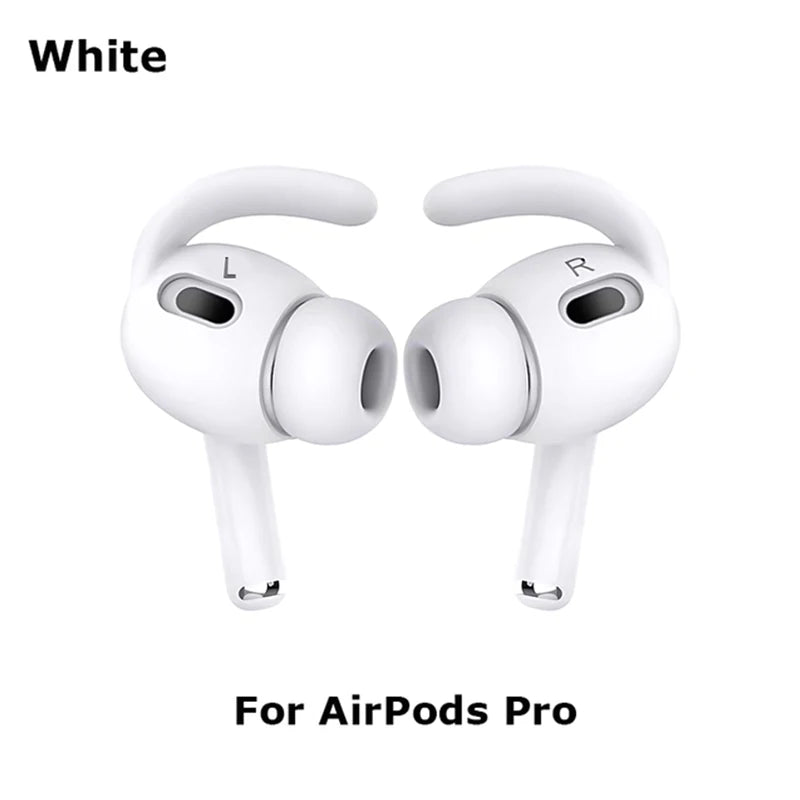 Premium Silicone Ear Hooks for Apple AirPods Pro - Anti-Slip Eartips for Ultimate Comfort and Secure Fit