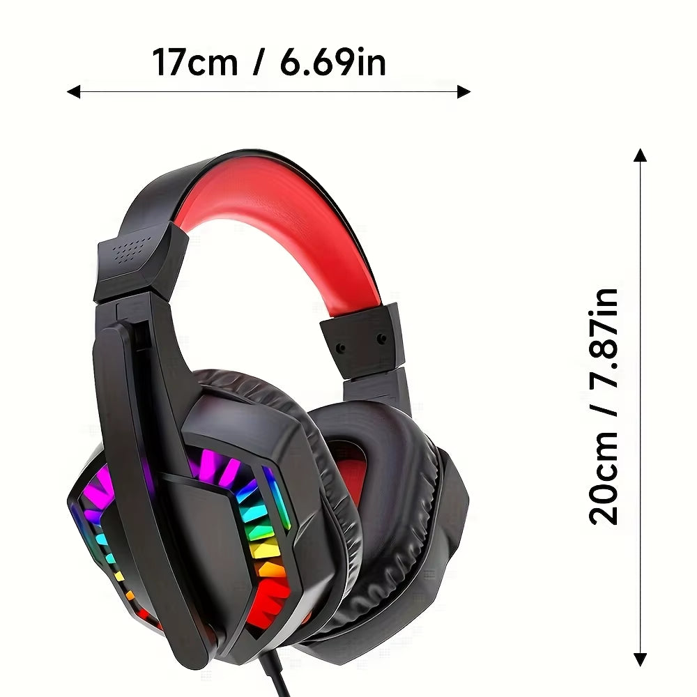 A66 Wired Gaming Headphones - Ultimate Sound for Music, Movies, Online Courses & Conferences