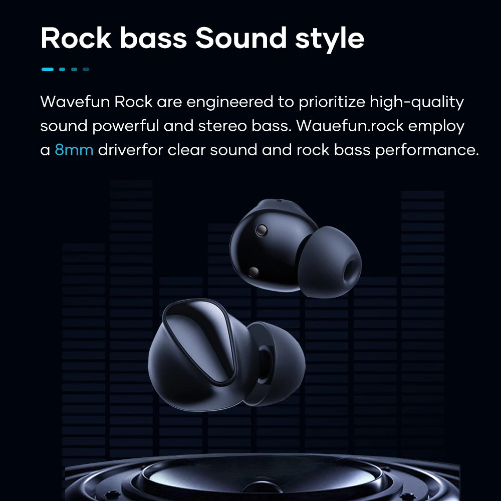 Super Bass Bluetooth Earbuds - Dual Mode Wireless Headphones for Music & Gaming with Quick Charging & BT5.3 Technology