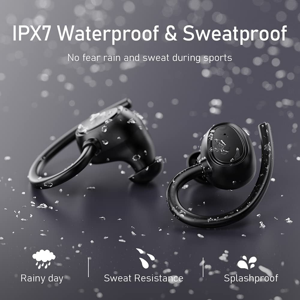 Experience Unmatched Sound with Our Wireless Bluetooth 5.1 Earbuds - Perfect for Sports, Gaming, and Travel! IPX7 Waterproof, Deep Bass, and 48 Hours of Playtime!