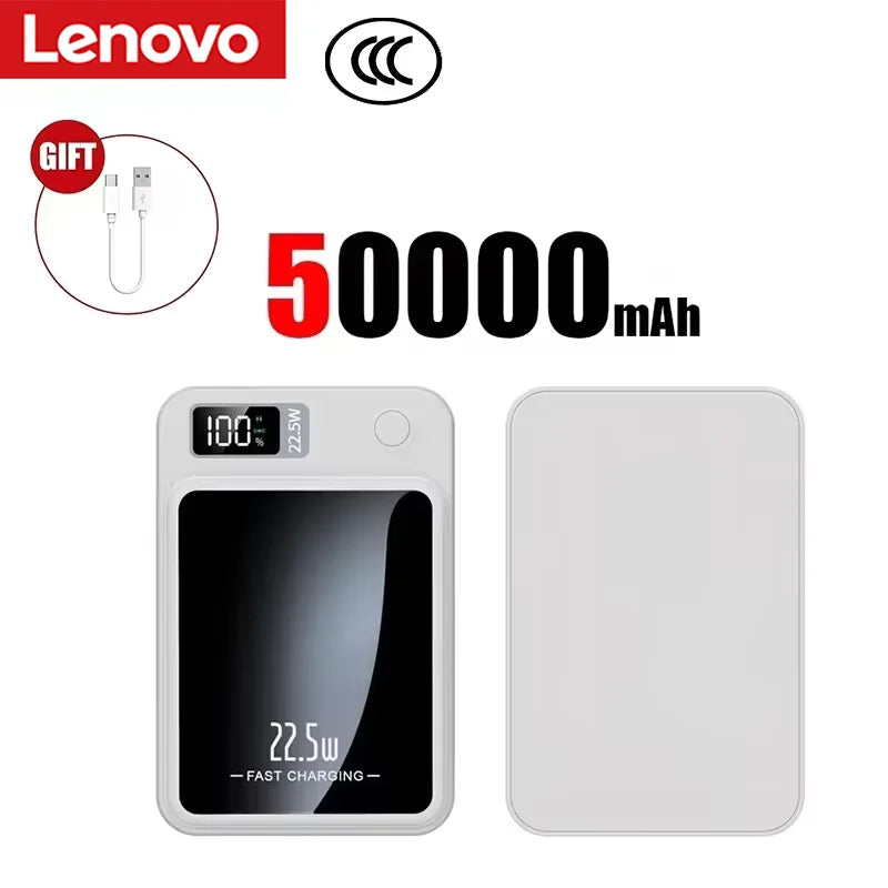 200000mAh Magnetic Wireless Power Bank - Fast Portable Charger for MagSafe, iPhone, Huawei, Samsung