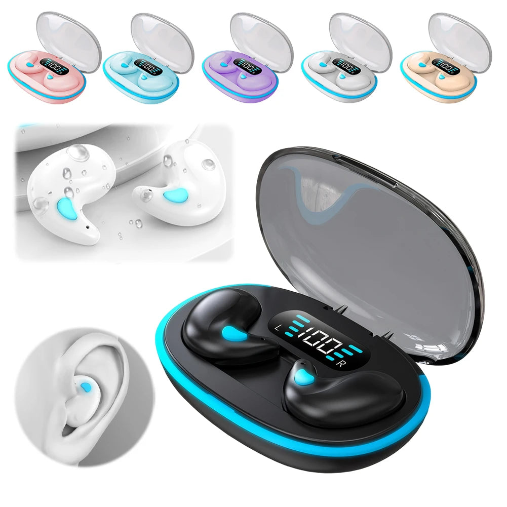Revolutionary BT 5.3 Invisible Sleep Earbuds - Touch Control, Waterproof, and Designed for Ultimate Comfort and Better Sleep