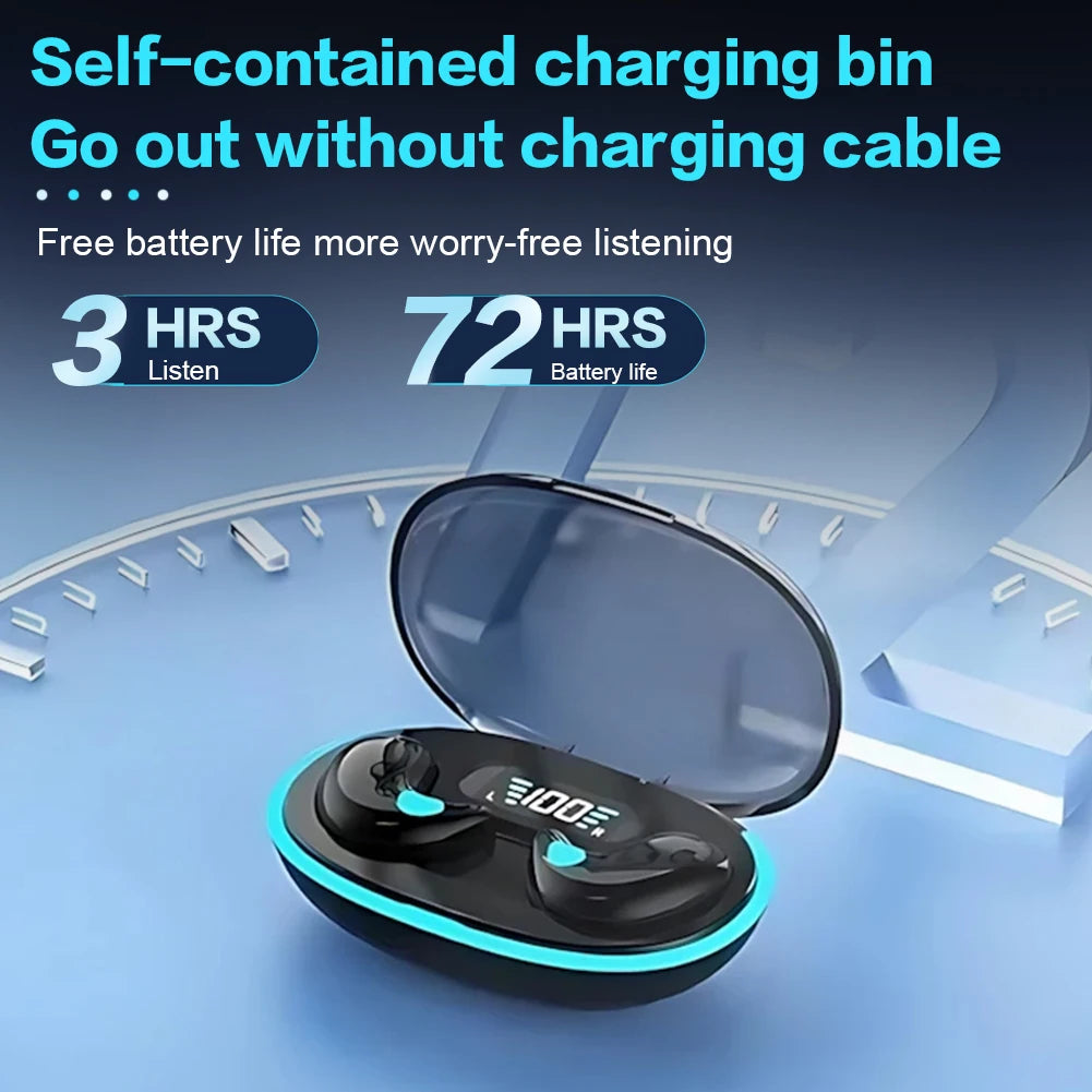 Revolutionary BT 5.3 Invisible Sleep Earbuds - Touch Control, Waterproof, and Designed for Ultimate Comfort and Better Sleep