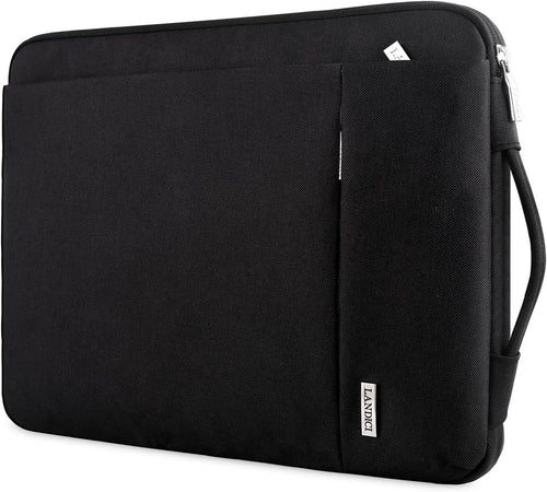11.6 Inch Protective Laptop Sleeve for Surface Pro, Black | Slim, Shockproof and Waterproof Case for Surface Pro 7-9, Laptop Go 2-3, Macbook Air 11 and 11-12 Inch Chromebooks