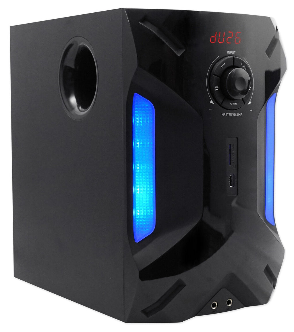 Experience the Ultimate Home Theater with the Rockville HTS56 1000W 5.1 Channel System featuring Bluetooth and USB Connectivity