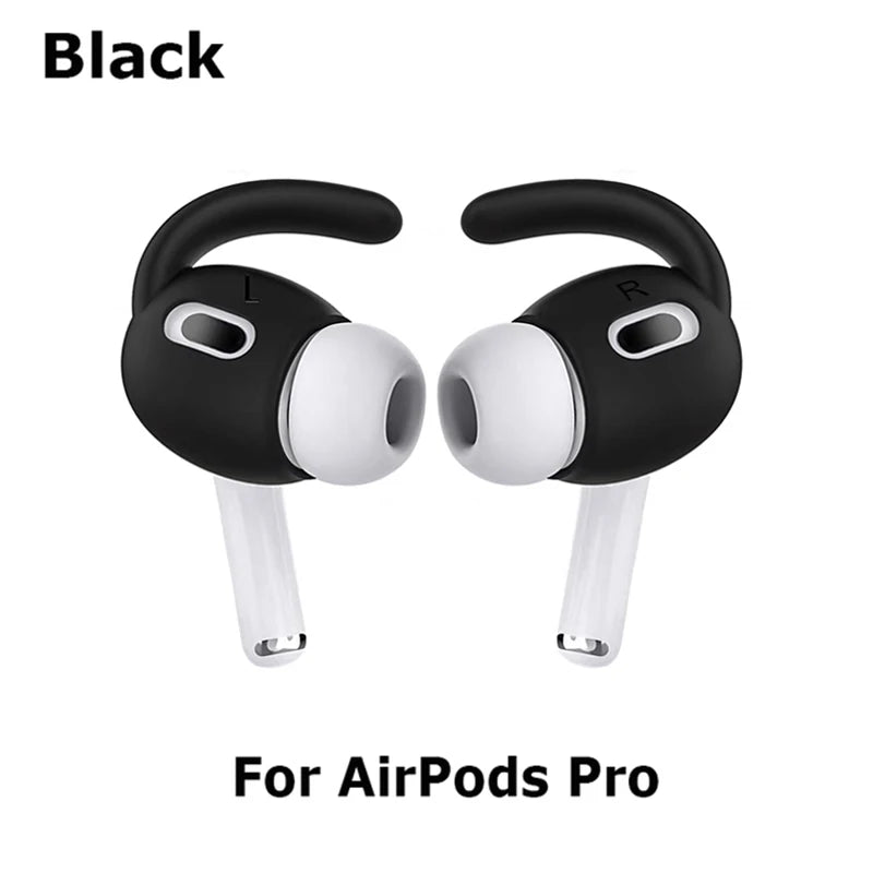 Premium Silicone Ear Hooks for Apple AirPods Pro - Anti-Slip Eartips for Ultimate Comfort and Secure Fit