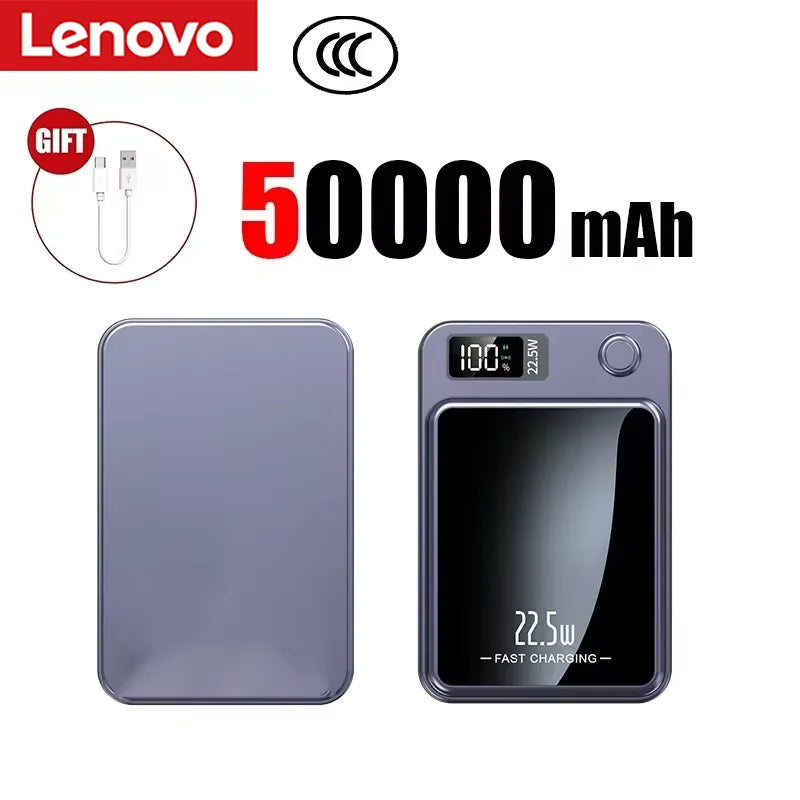 200000mAh Magnetic Wireless Power Bank - Fast Portable Charger for MagSafe, iPhone, Huawei, Samsung