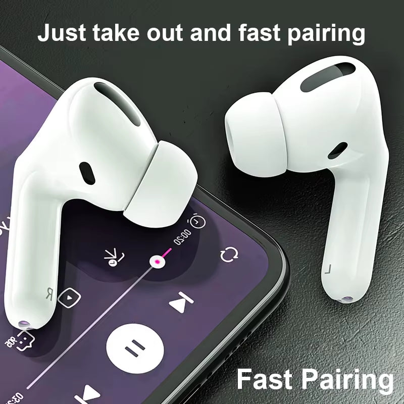 Airs Pro Wireless Bluetooth Earbuds - Waterproof TWS Earphones with Siri, Touch Control & Pop-Up Window for iOS