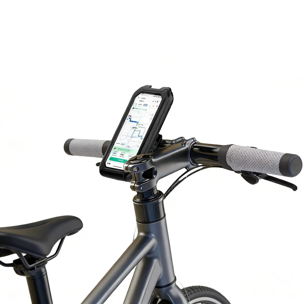 Ultimate Waterproof Motorcycle & Bicycle Phone Holder - 360° Rotating GPS Stand for Outdoor Navigation