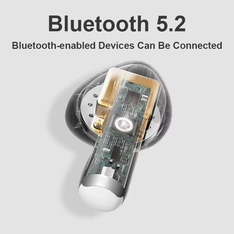 Airs Pro Wireless Bluetooth Earbuds - Waterproof TWS Earphones with Siri, Touch Control & Pop-Up Window for iOS