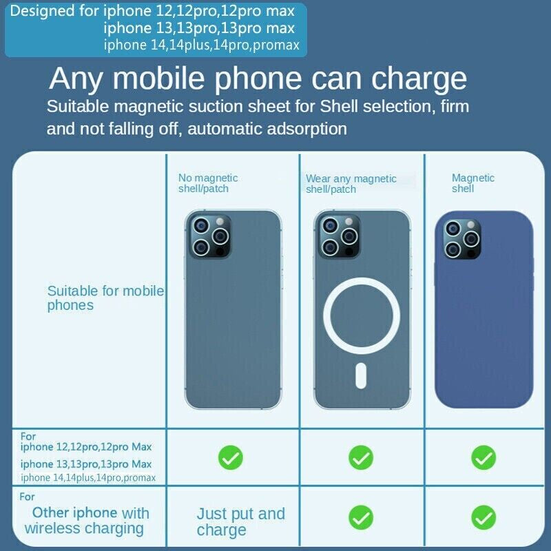 Power Up Your iPhone with Our 10000mAh Magnetic Wireless Charger – Effortless Charging for On-the-Go!