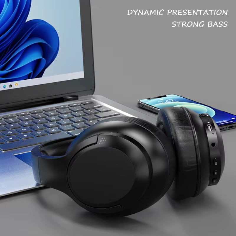 L839 Bluetooth 5.3 Foldable Gaming Headset - Sport Earphones with Mic for Ultimate Music Experience