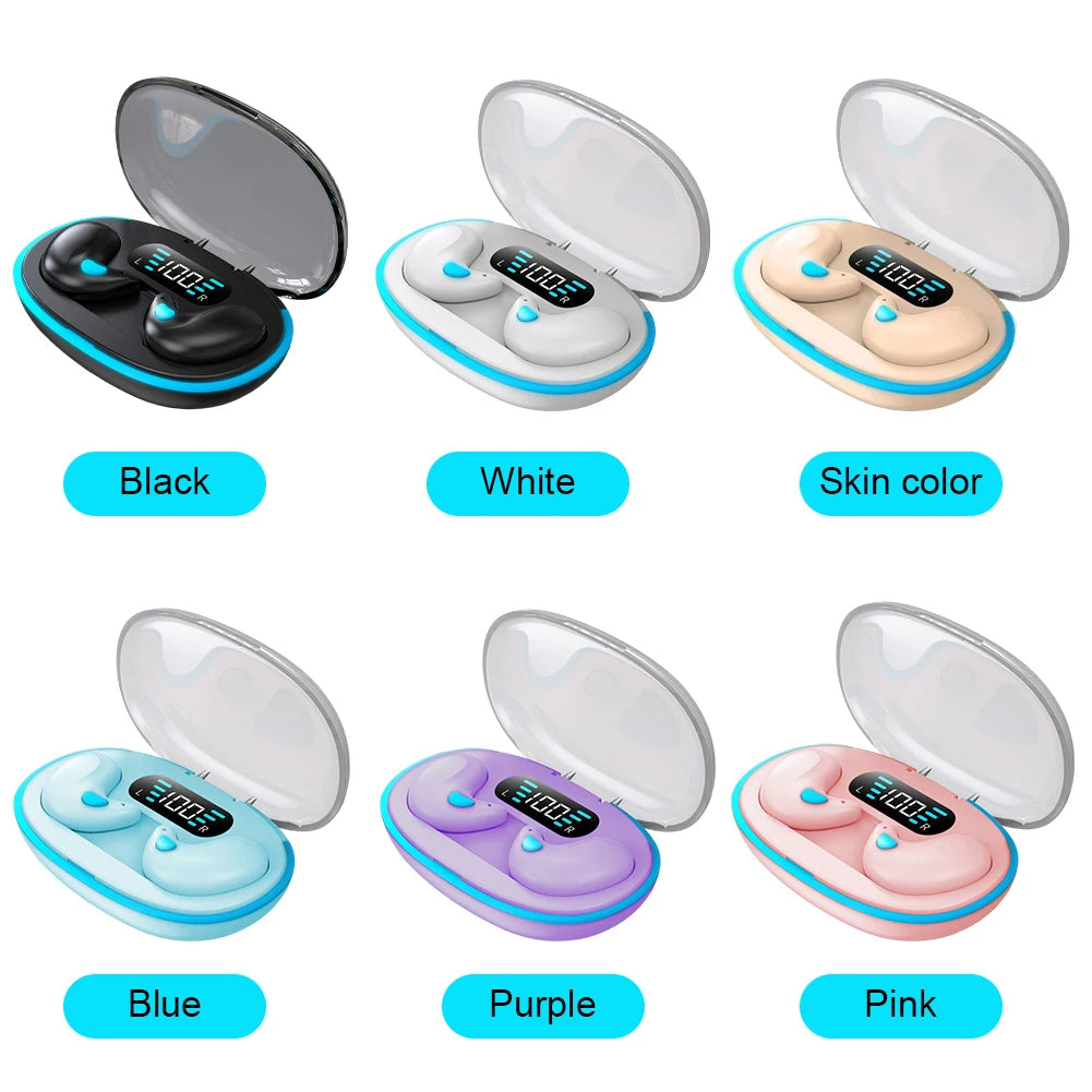 Revolutionary BT 5.3 Invisible Sleep Earbuds - Touch Control, Waterproof, and Designed for Ultimate Comfort and Better Sleep