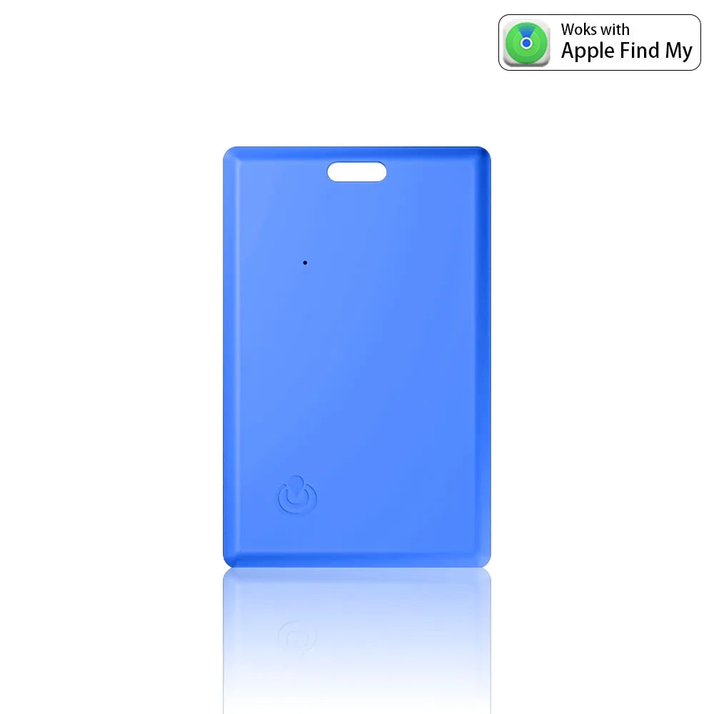 Compact Bluetooth Wallet Tracker - Mini Anti-Loss Device Compatible with Apple Find My App