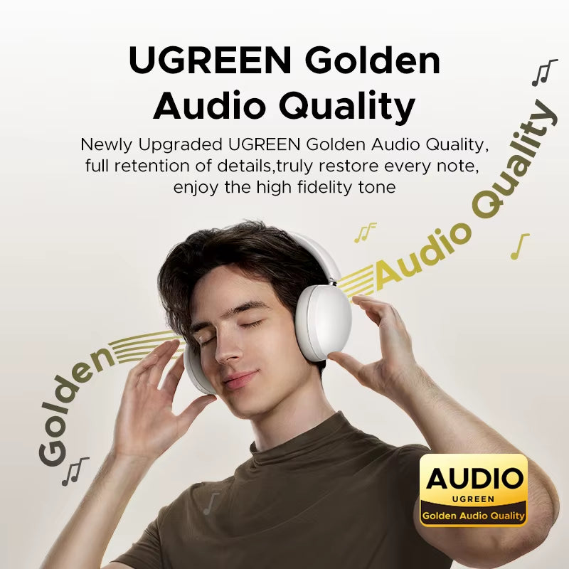 Studio Max2 Wireless Bluetooth Headphones - 80H Playtime, HiFi Stereo Sound, Over Ear Design with Microphone, Bluetooth 5.4 Technology