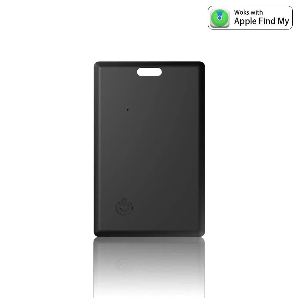 Compact Bluetooth Wallet Tracker - Mini Anti-Loss Device Compatible with Apple Find My App