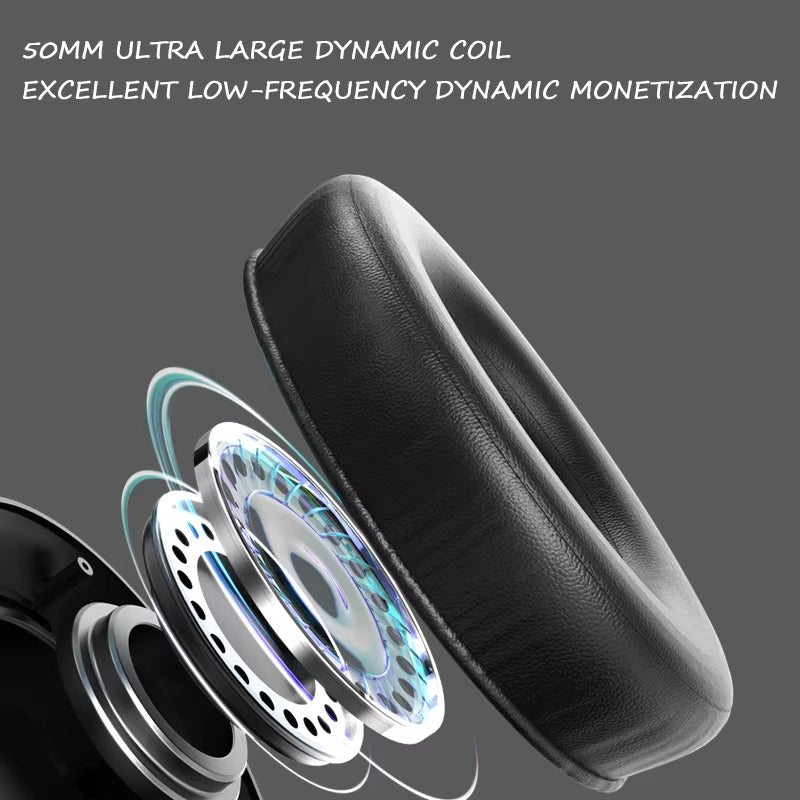 L839 Bluetooth 5.3 Foldable Gaming Headset - Sport Earphones with Mic for Ultimate Music Experience