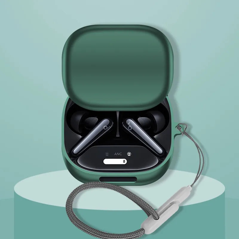 Anker Soundcore Liberty 4 Pro Protective Case with Nylon Lanyard - Soft Cover Sleeve and Hand Rope Strap Accessories