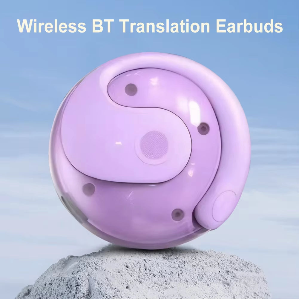 Revolutionary Intelligent Real-Time Translation Earbuds - Effortless Communication in 144 Languages with Waterproof Wireless Design