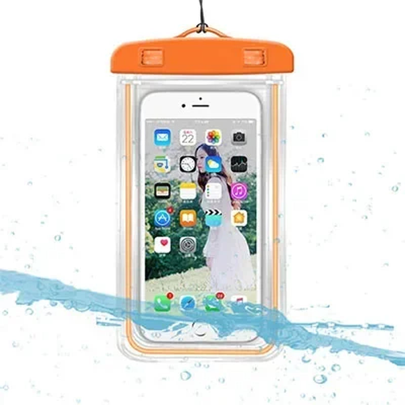 Ultimate Waterproof Phone Pouch for Water Sports - Dive, Swim, and Ski with Confidence! Fits 6 Inch Phones