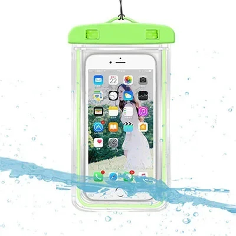 Ultimate Waterproof Phone Pouch for Water Sports - Dive, Swim, and Ski with Confidence! Fits 6 Inch Phones