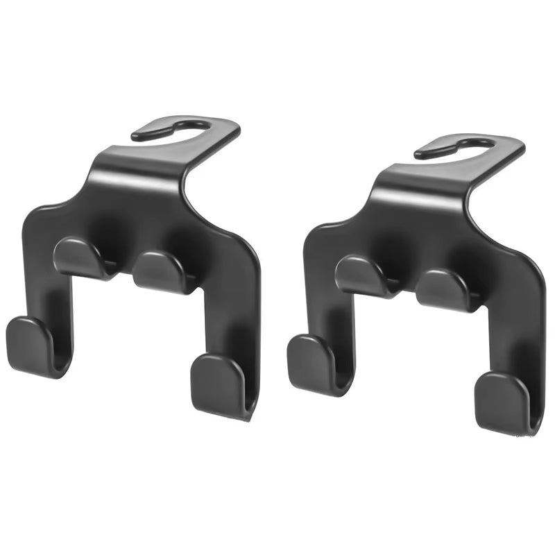 Car Back Seat Hook & Phone Holder Stand - Perfect for iPhone & Samsung Devices