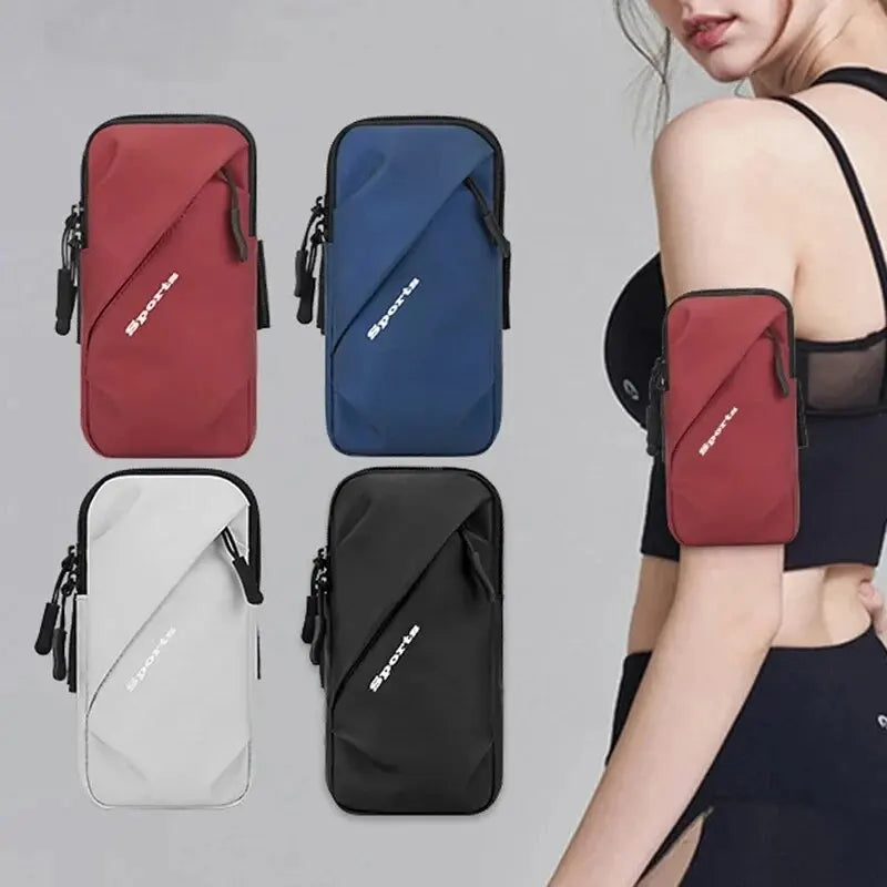 Universal Waterproof Running Phone Holder - Adjustable Sports Armband for iPhone & Samsung - Perfect Jogging Accessory