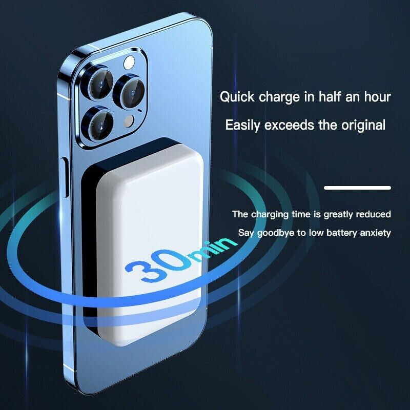 Power Up Your iPhone with Our 10000mAh Magnetic Wireless Charger – Effortless Charging for On-the-Go!