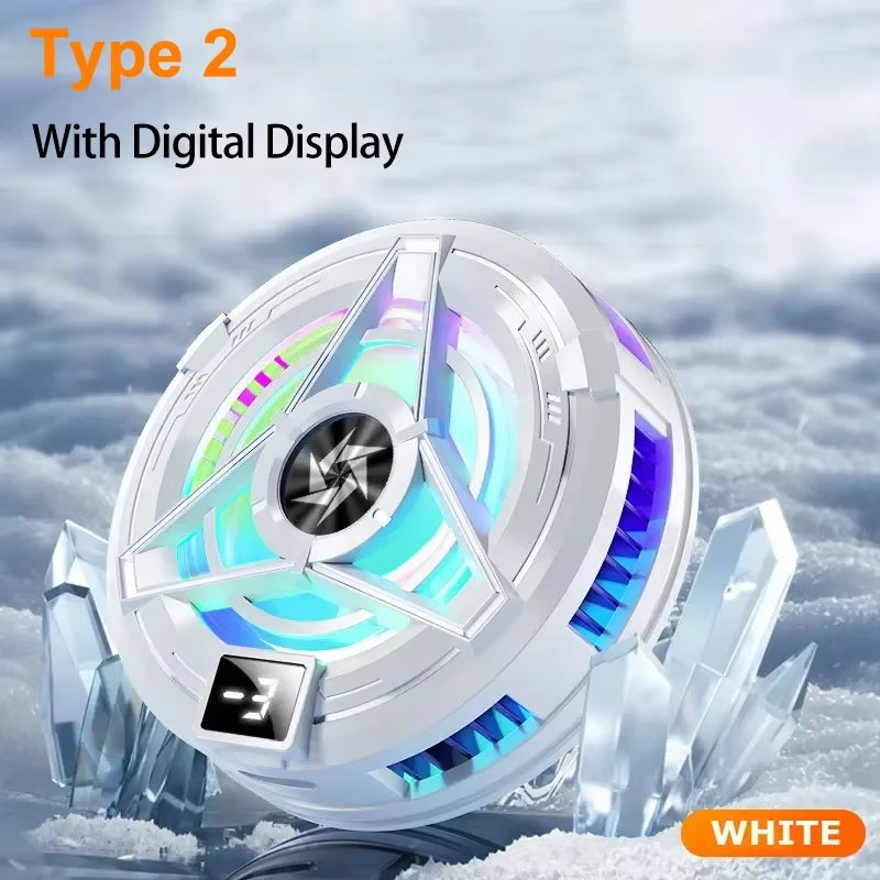 SL17 Magnetic Phone Cooler - 2-in-1 Gaming Fan & Fast Semiconductor Cooling for iOS/Android Devices