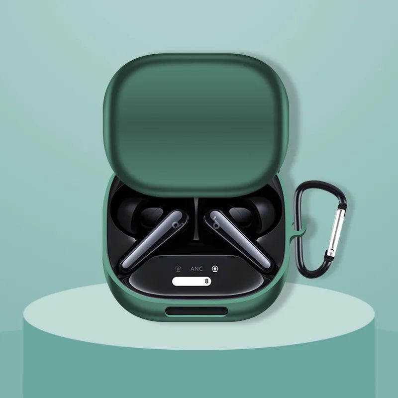 Anker Soundcore Liberty 4 Pro Protective Case with Nylon Lanyard - Soft Cover Sleeve and Hand Rope Strap Accessories