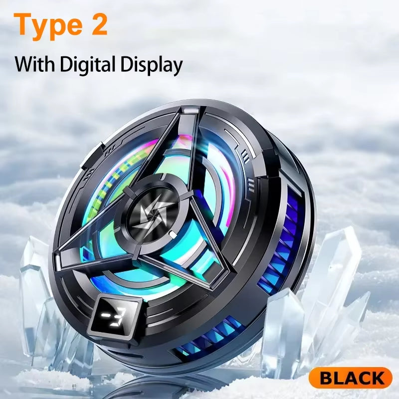 SL17 Magnetic Phone Cooler - 2-in-1 Gaming Fan & Fast Semiconductor Cooling for iOS/Android Devices
