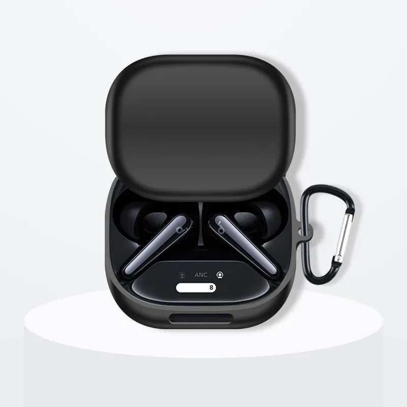 Anker Soundcore Liberty 4 Pro Protective Case with Nylon Lanyard - Soft Cover Sleeve and Hand Rope Strap Accessories