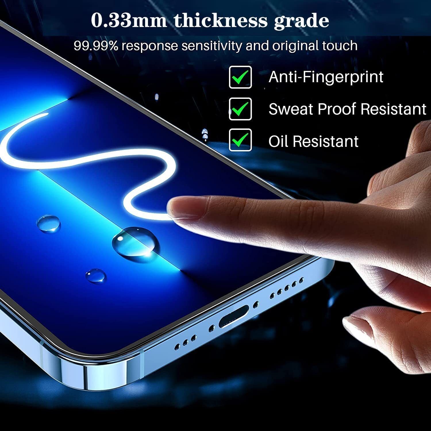 Ultimate 3-PACK Tempered Glass Screen Protectors for iPhone 16, 15, 14, 13, 12, 11 Pro Max, XR, and X - Unmatched Clarity and Protection!