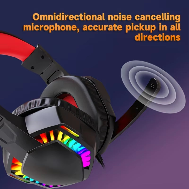 A66 Wired Gaming Headphones - Ultimate Sound for Music, Movies, Online Courses & Conferences