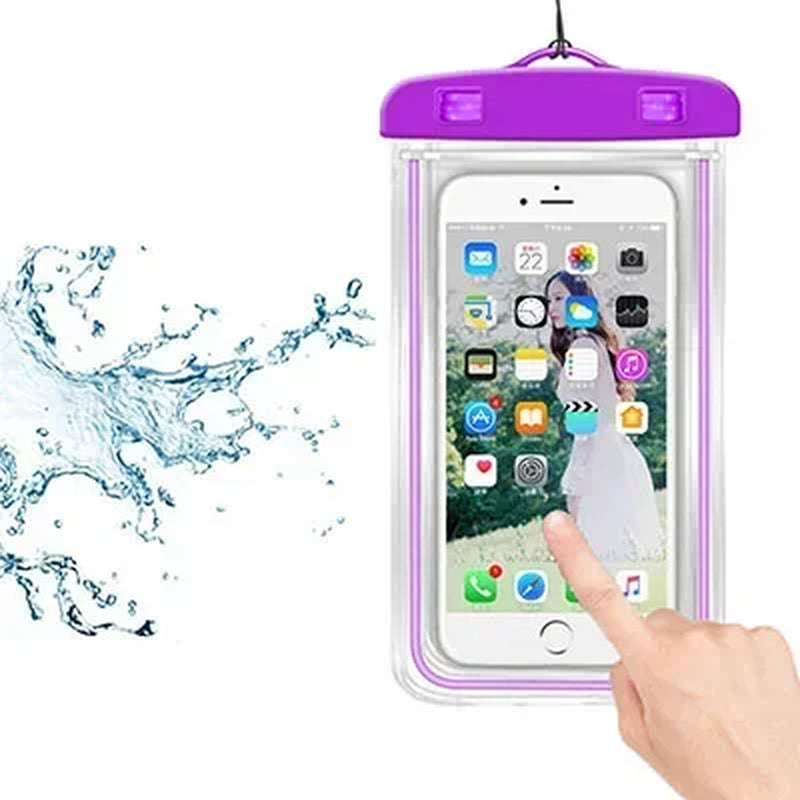 Ultimate Waterproof Phone Pouch for Water Sports - Dive, Swim, and Ski with Confidence! Fits 6 Inch Phones