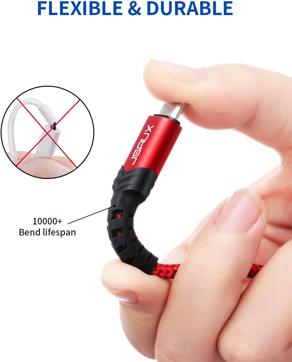 USB C to USB Adapter 3.0 [2 Pack], Type C OTG Adapter-Red | USB C Male to USB a Female Adapter Compatible with Macbook, Iphone 17 Pro Max/17 Air/17/16/15, Samsung S25/S24/S23