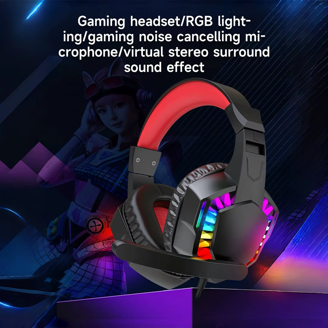 A66 Wired Gaming Headphones - Ultimate Sound for Music, Movies, Online Courses & Conferences