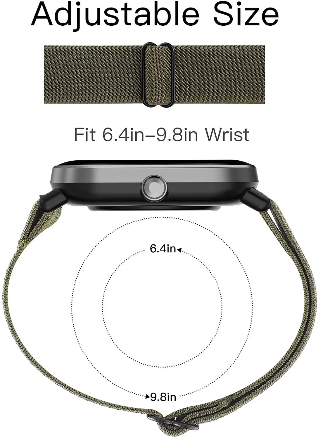 COROS Band Nylon Elastic Strap for Smartwatch - Comfortable Sport Band