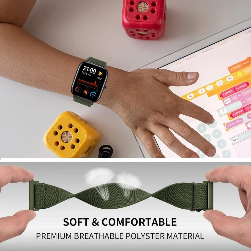 COROS Band Nylon Elastic Strap for Smartwatch - Comfortable Sport Band