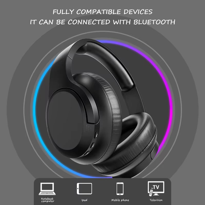 L839 Bluetooth 5.3 Foldable Gaming Headset - Sport Earphones with Mic for Ultimate Music Experience