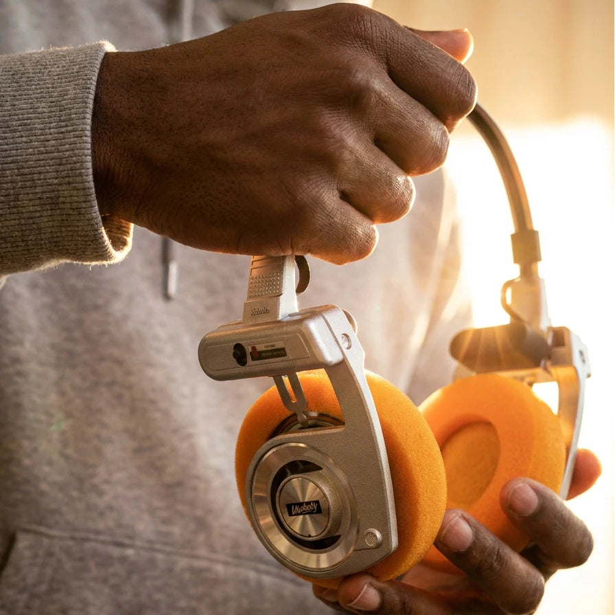 U3 Retro Wireless Bluetooth Headphones - Foldable On-Ear HiFi with Noise Canceling Technology