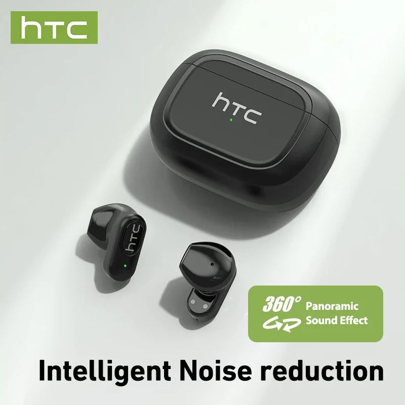 NE51 TWS Bluetooth Earbuds - Mini Sports Wireless Headphones with Smart Noise Reduction - Stylish Green & Black Design