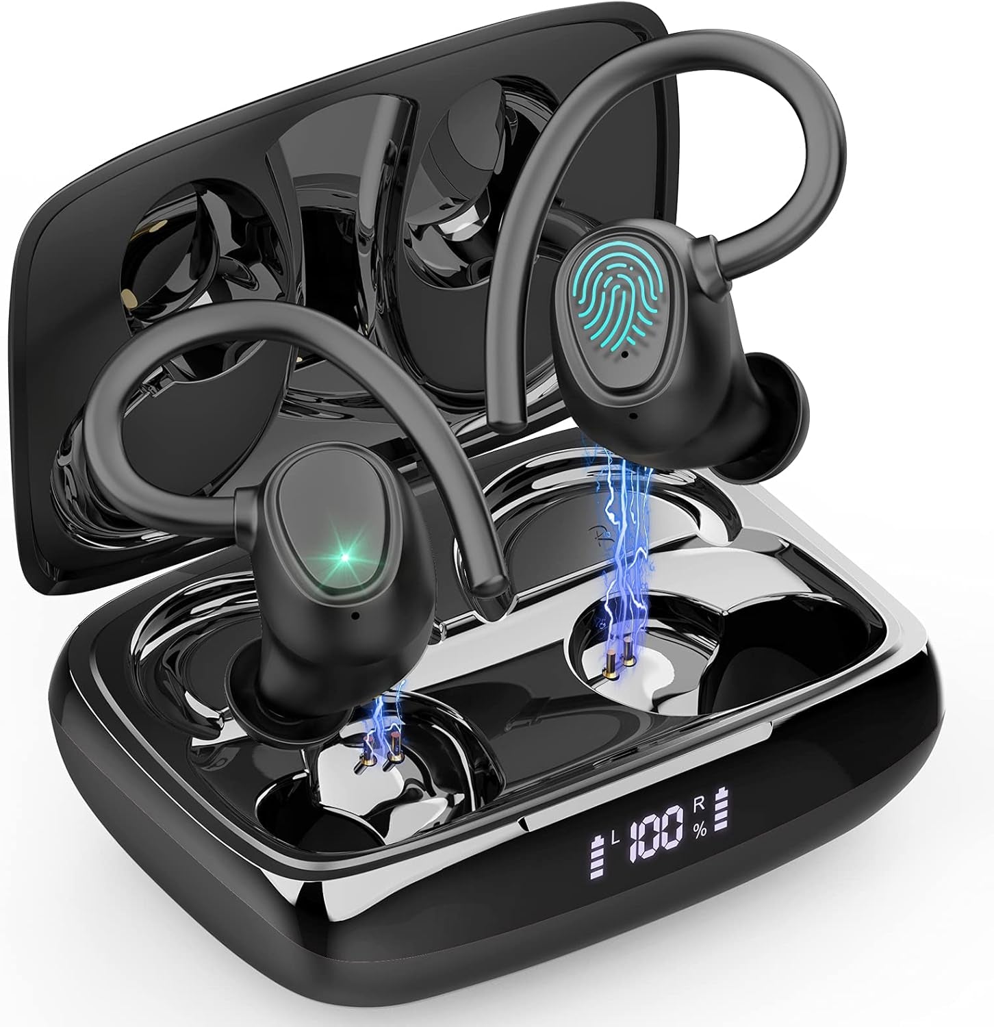 Experience Unmatched Sound with Our Wireless Bluetooth 5.1 Earbuds - Perfect for Sports, Gaming, and Travel! IPX7 Waterproof, Deep Bass, and 48 Hours of Playtime!