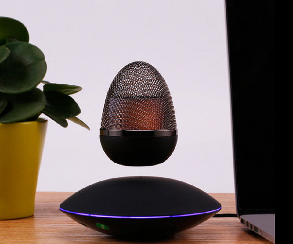 Experience the Magic of Sound with the Newest Levitating Floating Speaker - Portable Magnetic Suspension Wireless Wonder!