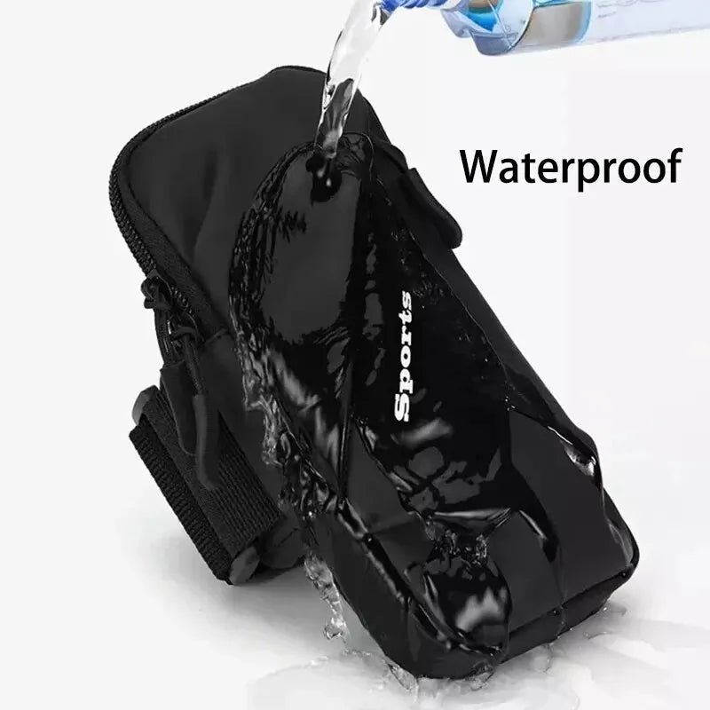 Universal Waterproof Running Phone Holder - Adjustable Sports Armband for iPhone & Samsung - Perfect Jogging Accessory