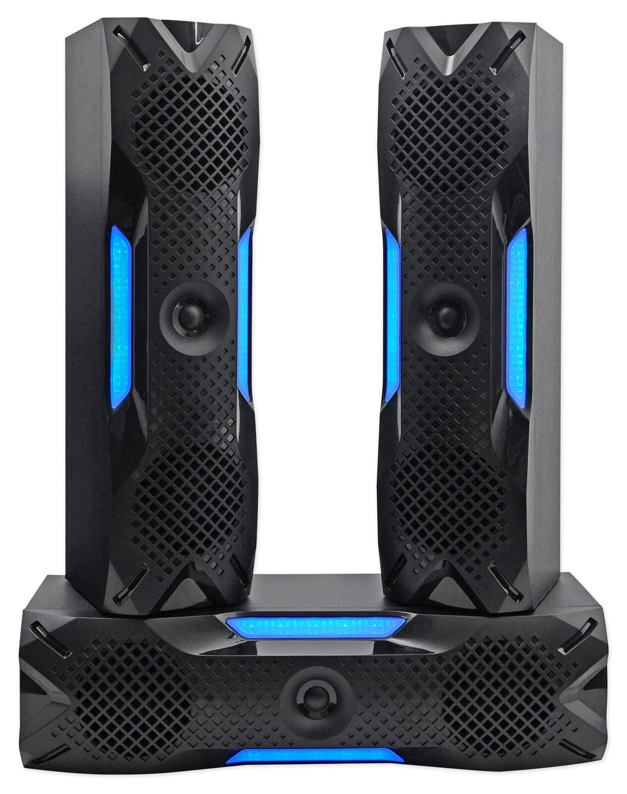 Experience the Ultimate Home Theater with the Rockville HTS56 1000W 5.1 Channel System featuring Bluetooth and USB Connectivity